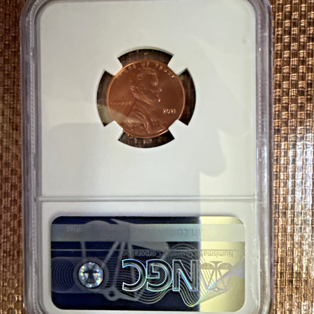 2021 P Lincoln Cent - NGC MS 68 RD