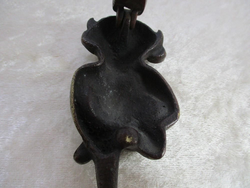 Antique Complete Bronze Lincoln Imp/Devil Door Knocker