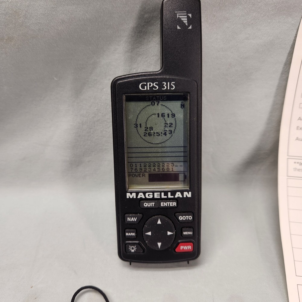 Magellan GPS 315 Handheld GPS Portable Receiver Complete TESTED!