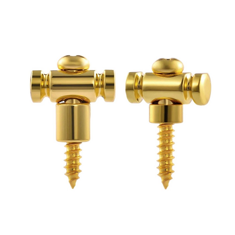 2-Pack String Guides for Electric Guitar, Iron Barrel Style Retainer Tree Set