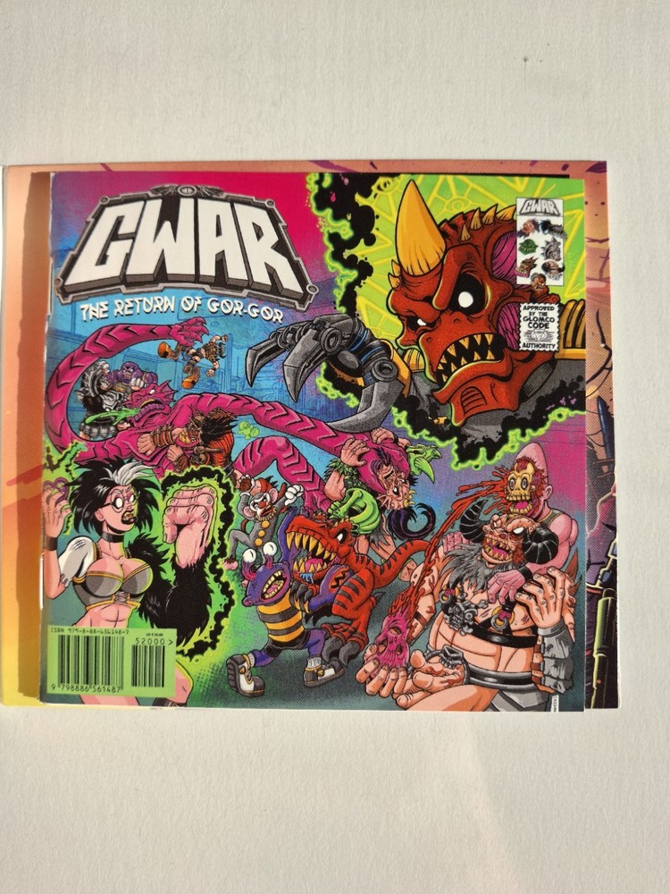 GWAR The Return of Gor Gor CD • SIGNED 3x by Blothar, Beefcake and Sawbone 🔥