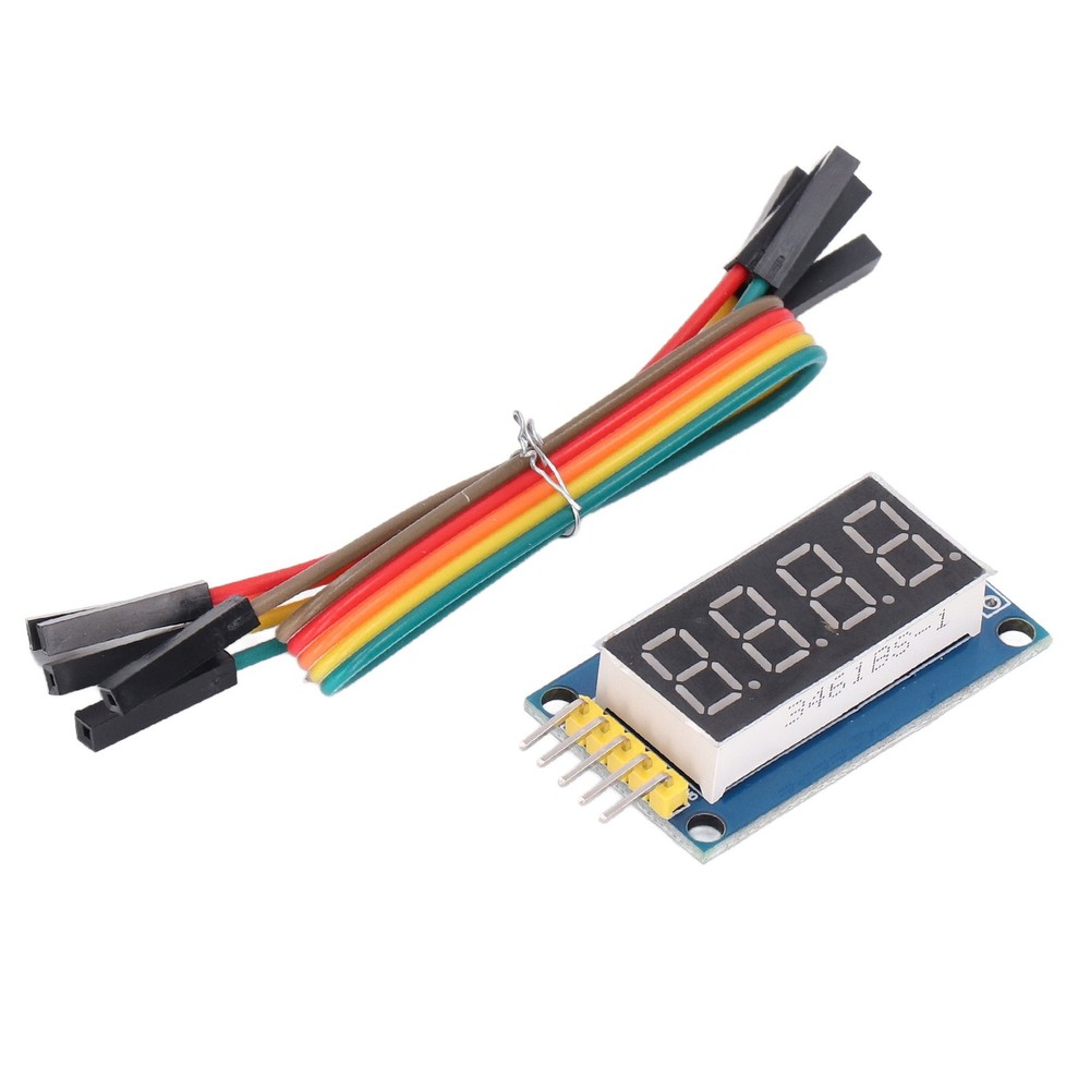Adjustable 4 Digit LED Digital Tube Module For Electronic Experiments Premium