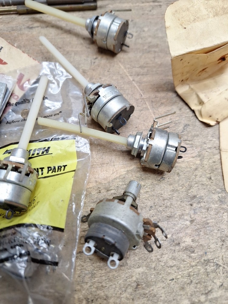 NOS Potentiometer Lot Mostly RCA