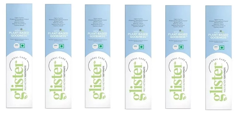 Glister Multi-action Fluoride Toothpaste 7.05 OZ 200g- (6 Pack)