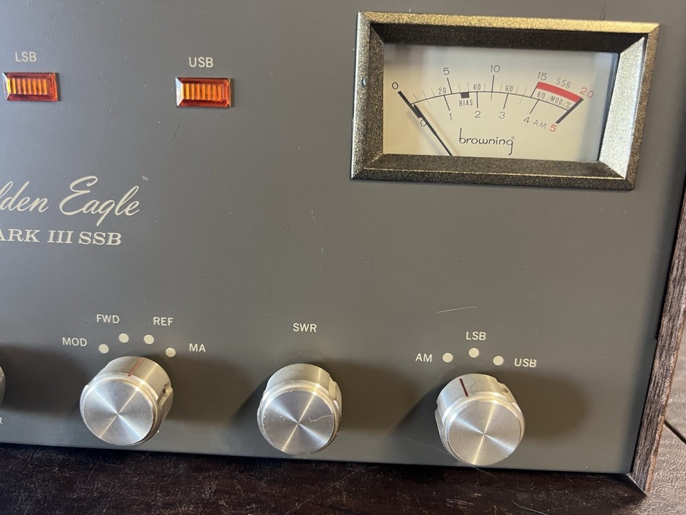 Vintage Browning Golden Eagle Mark III SSB Tube Transmitter for restore project