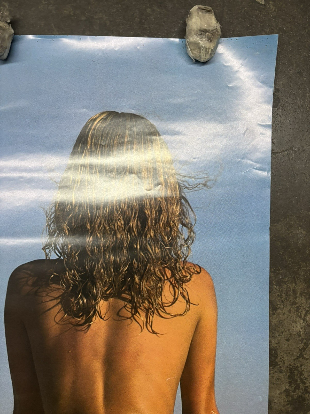 Jutta Cowboy boots large door Poster hot girl cowgirl C2852