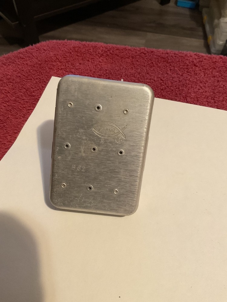 Vintage Perrine fly box, #62