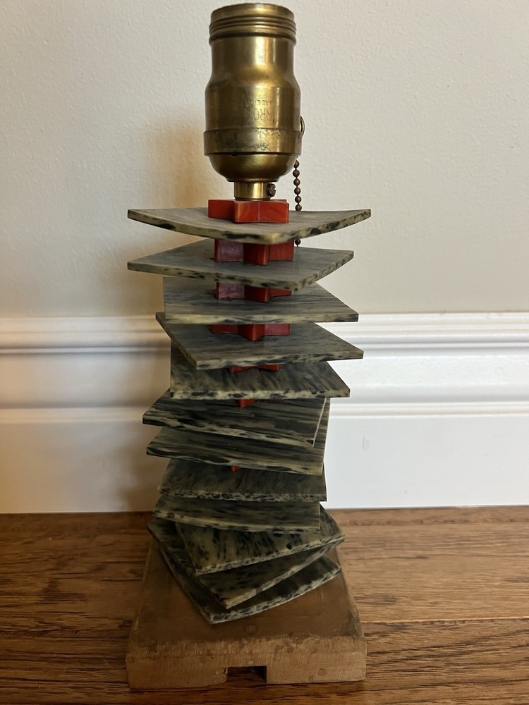 Vintage Retro Bakelite Mod Table Lamp