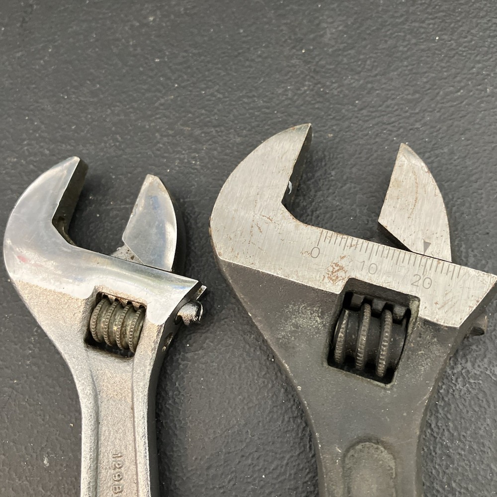 Set of 2 Adjustable Wrench Tools - Taskforce 8” & Jensen 6"