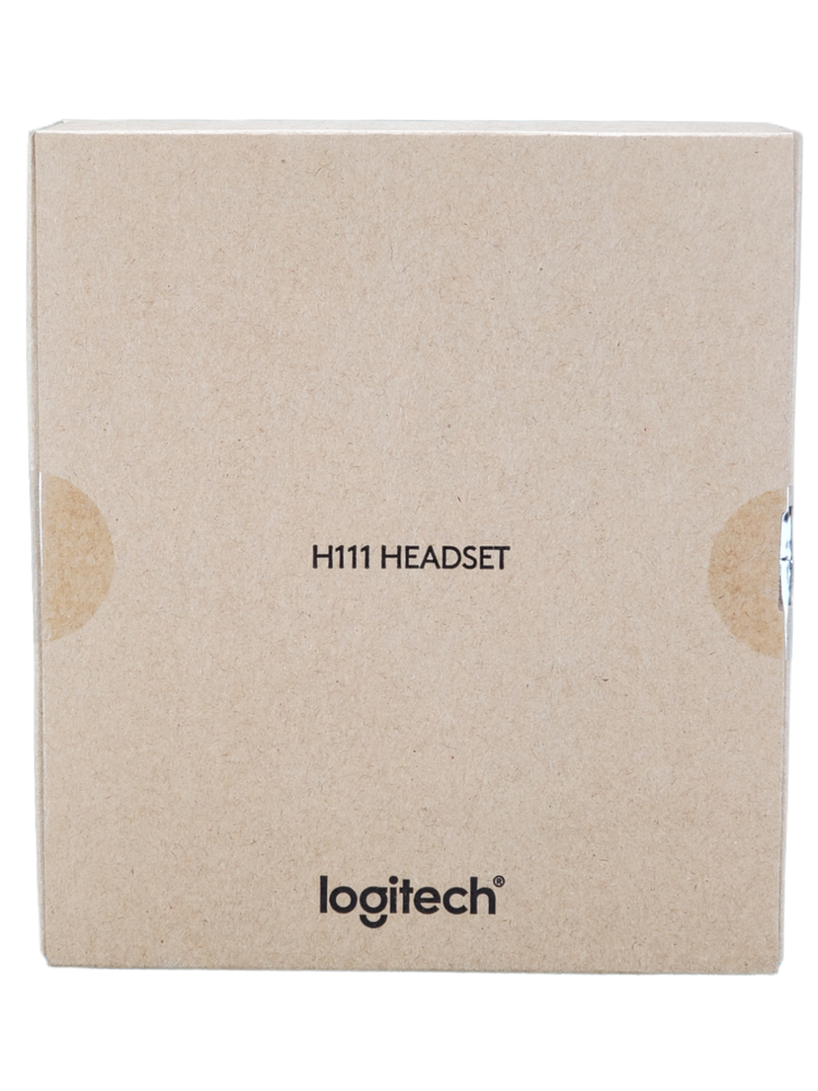Logitech H111 Stereo Headset w/ Rotating Microphone Adjustable 3.5mm
