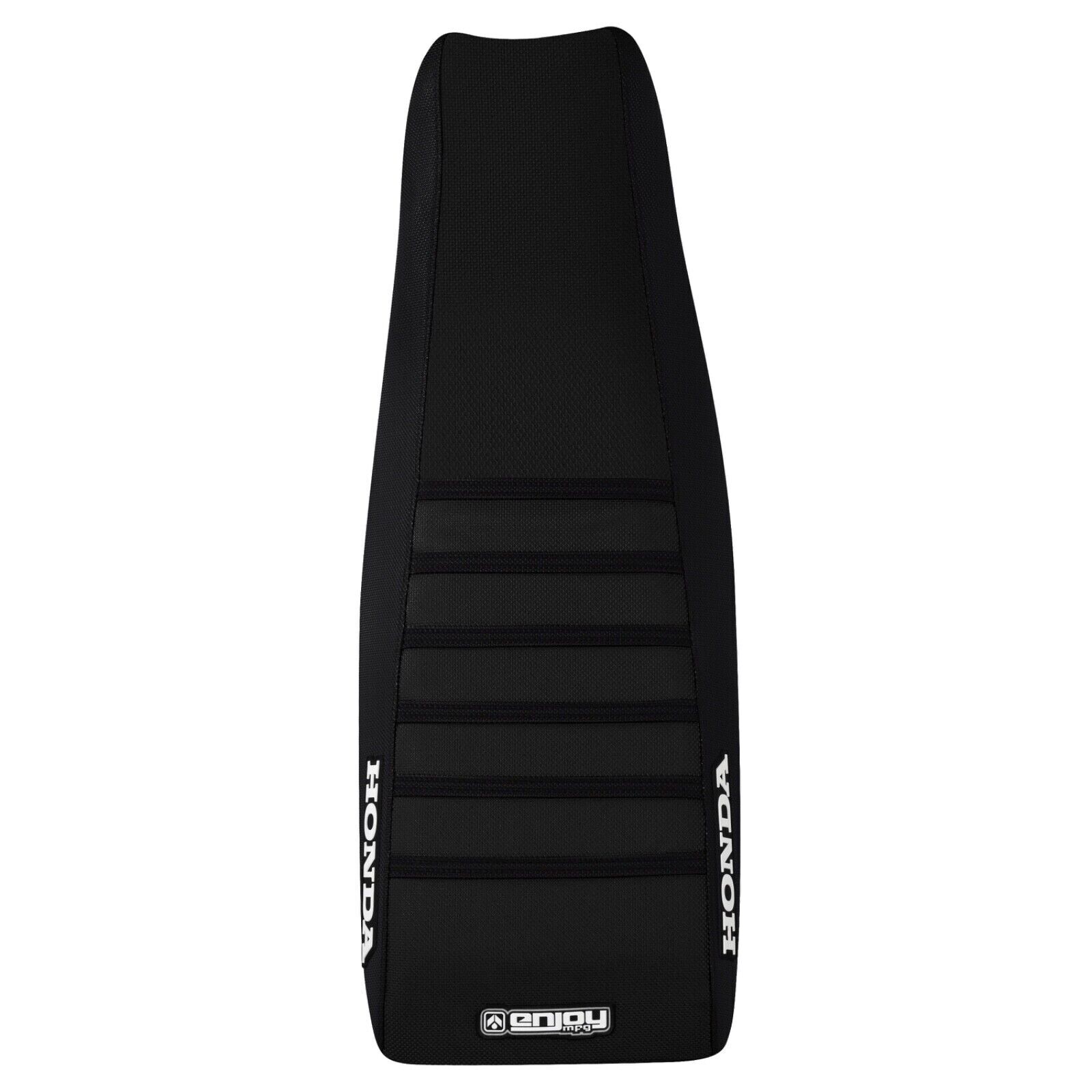 1999-2007 Honda TRX 400EX TRX 400 EX Seat Cover ALL BLACK/BLACK Ribs Logo #203