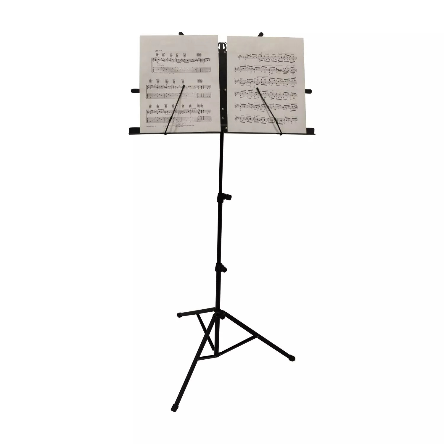 ChromaCast Folding Metal Music Stand w Carry Bag Adjustable Height Tripod Base