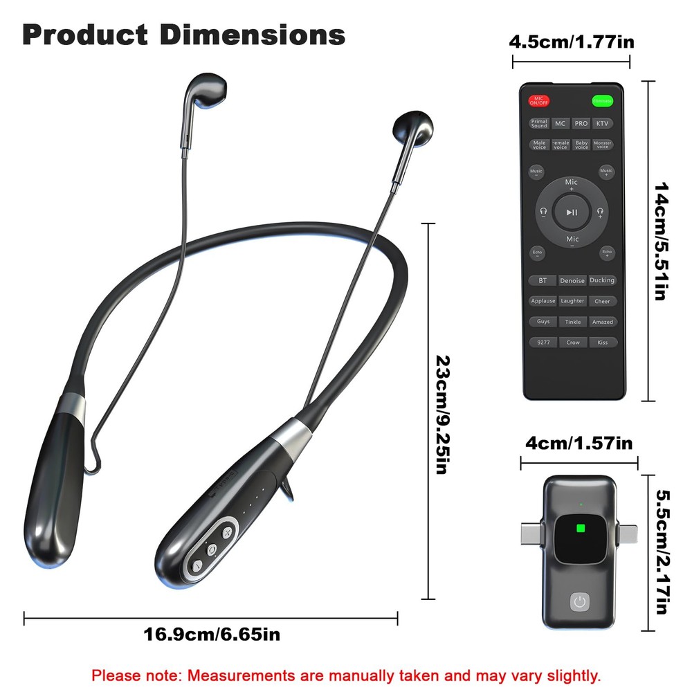 E8 Wireless Sound Card Live Streaming Earphones, Portable Multi-Function Soun...