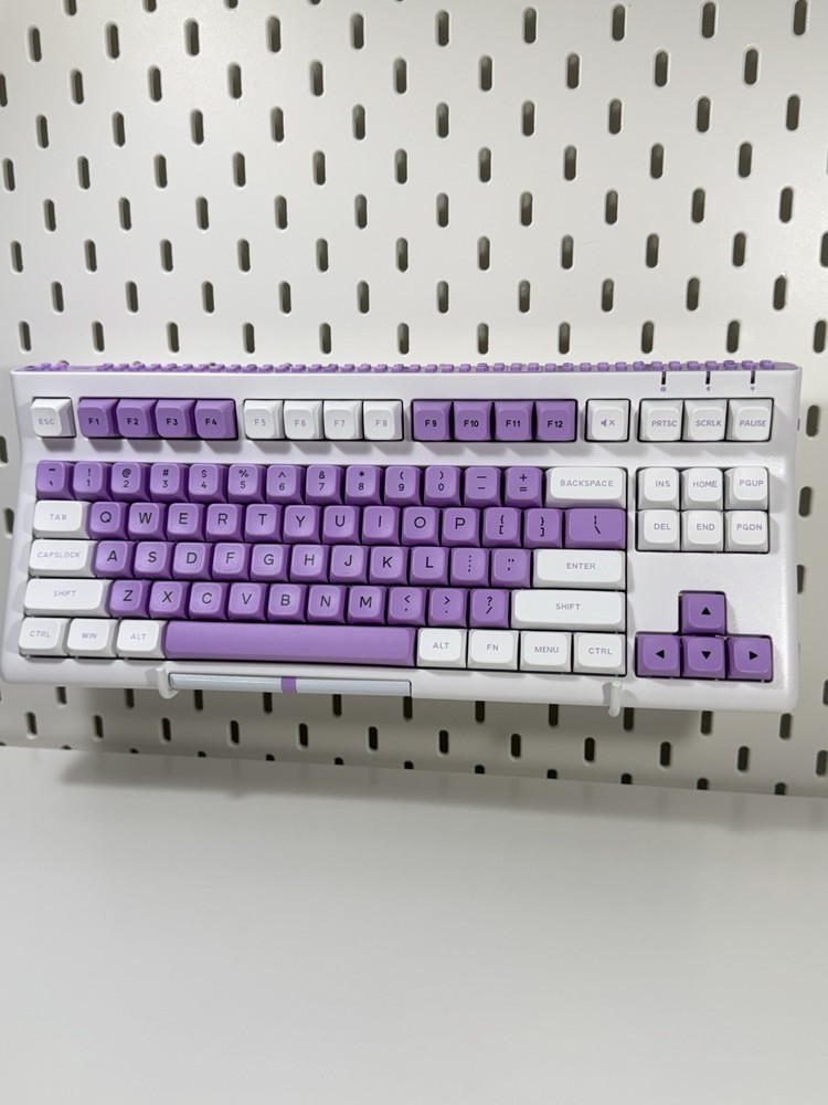 EPOMAKER BRICK 87 Mechanical Keyboard Wired Purple White
