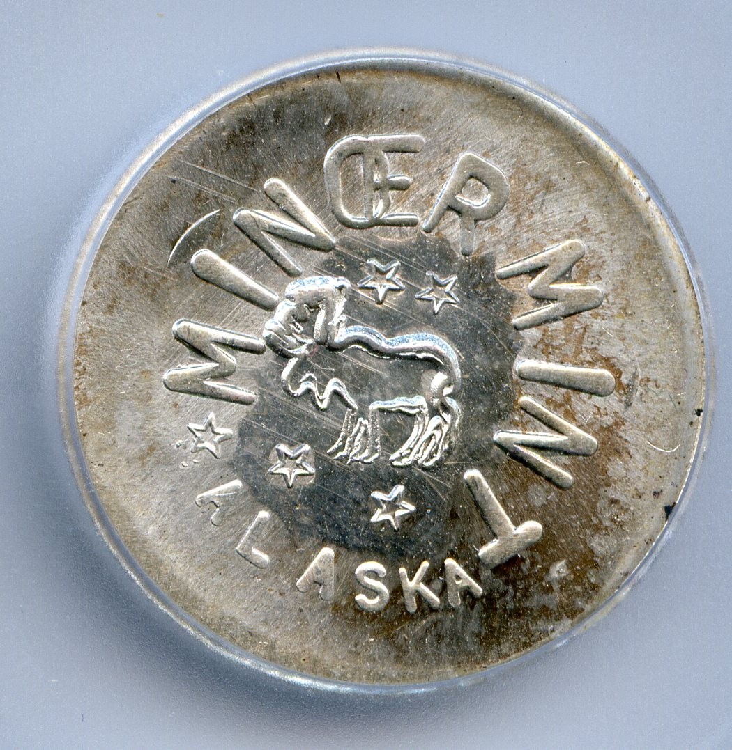 FINEST KNOWN! ND Alaska Silver 1/4oz .999, Minoer Mint, Moose / ICG MS66 R8 POP2
