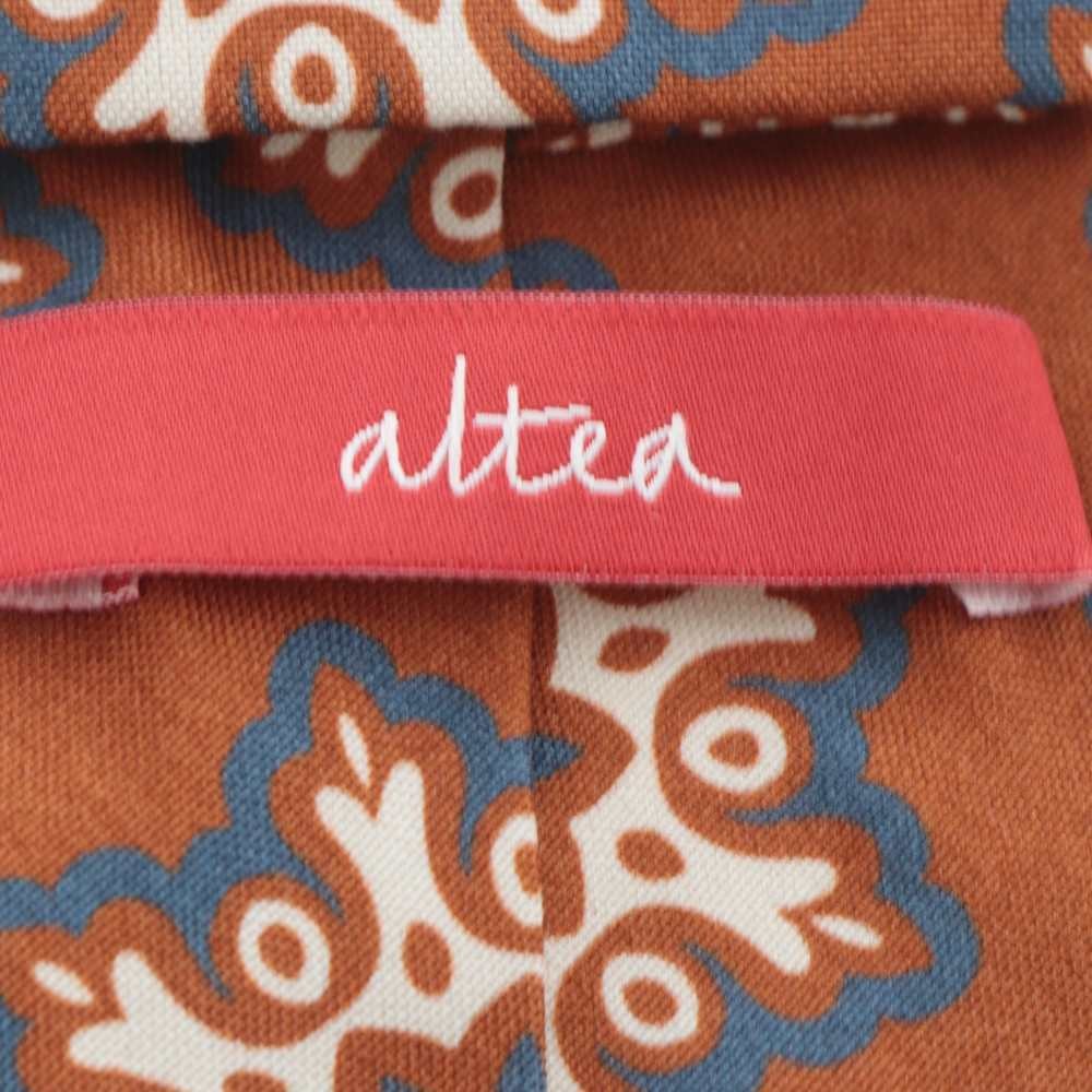 Altea Tie All Over Pattern Silk Orange /Yo16 Sh Men'S