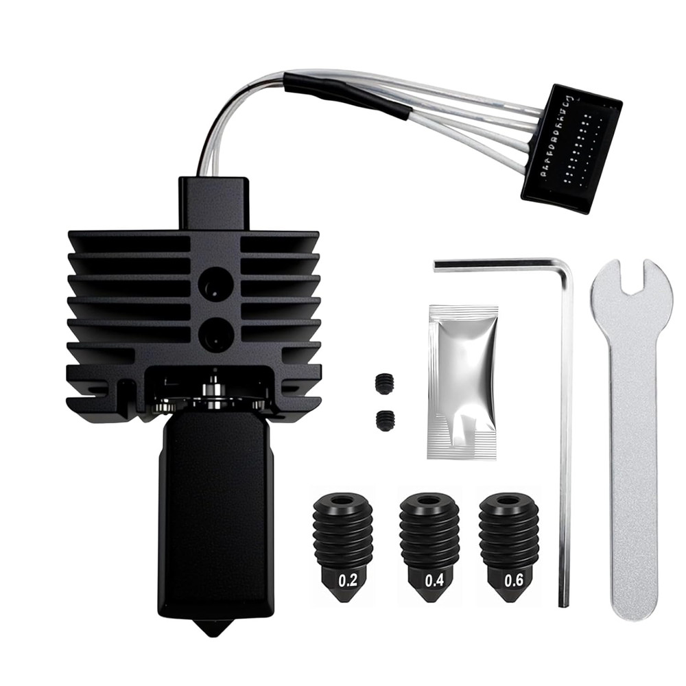 Hotend Complete Kit for Bambu Labs P1P P1S 3D PrinterFull Assembly Hot End P...