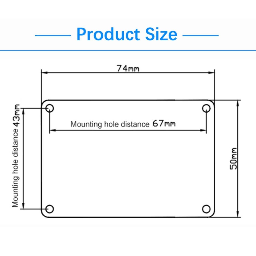 VU Level Meter Sound Level Indicator Set Speakers Adjustable Amplifier Version