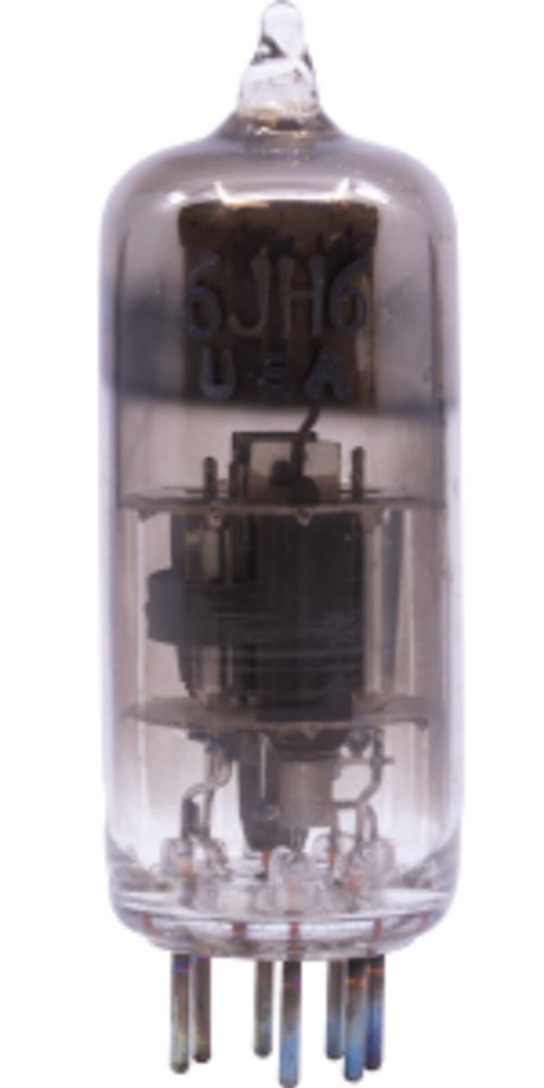 6AU8 TUBE UNBRANDED TESTED & BOXED VINTAGE COMMERCIAL SURPLUS