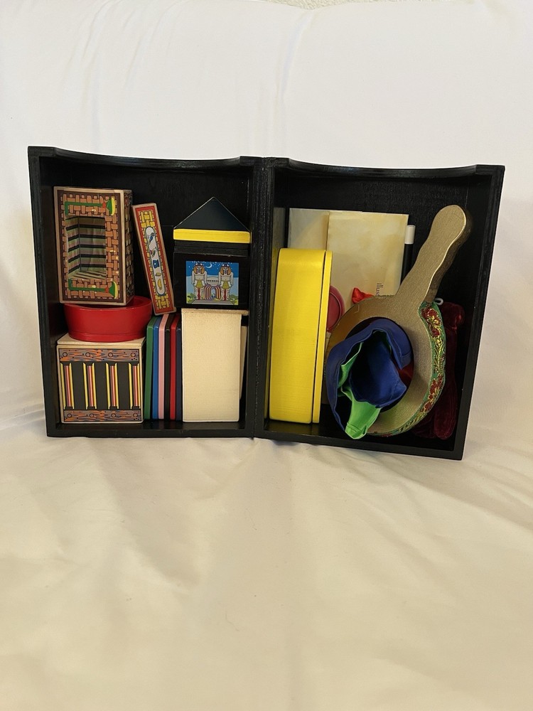 Melissa & Doug Deluxe Solid-Wood Magic Set With 10 Classic Tricks