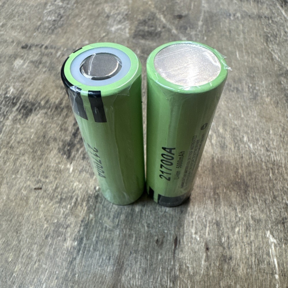 21700 Battery Case Set 5000 mAh for Flashlight - 2 Pack