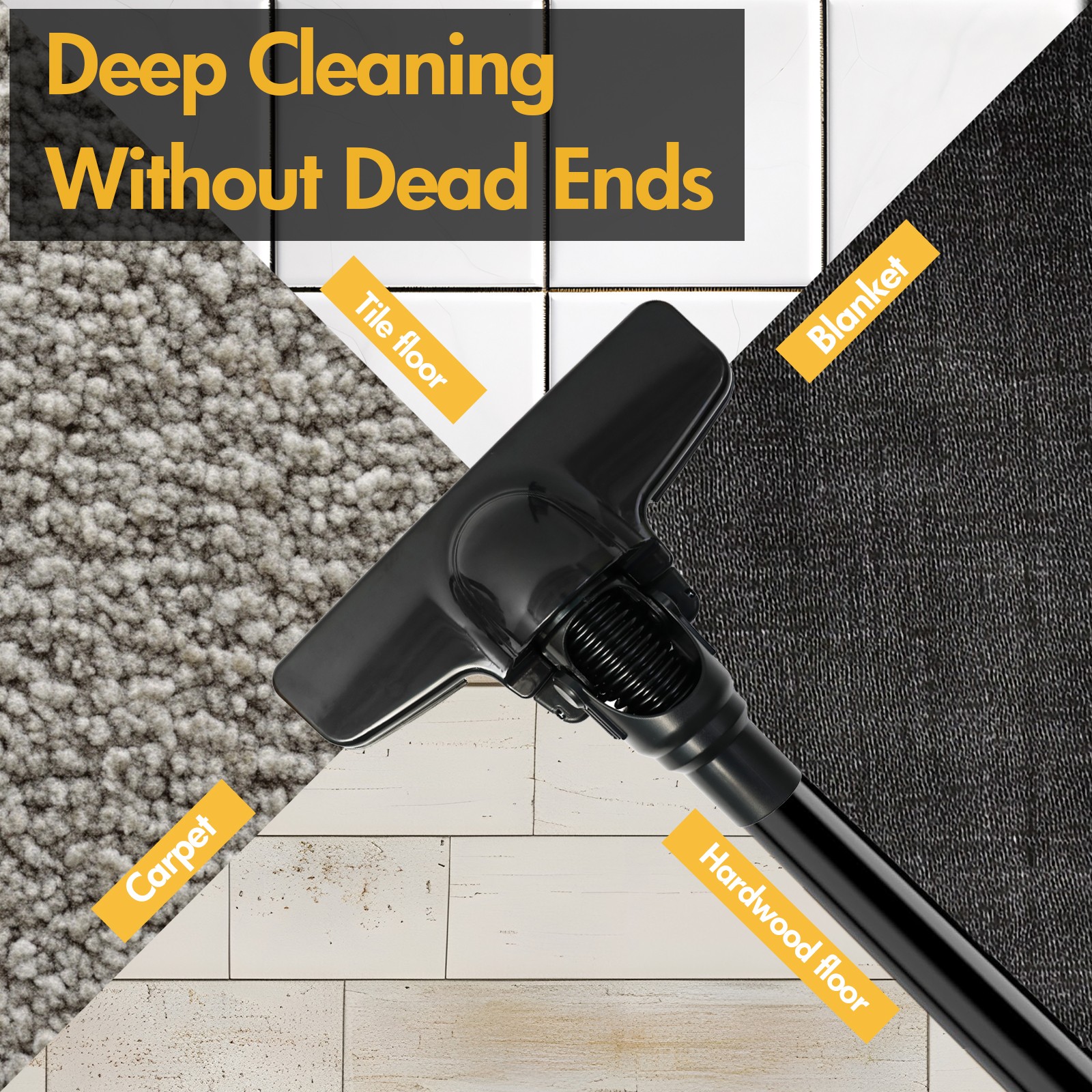 Cordless Vacuum Cleaner with 20V Battery 5 in 1 Handheld Electric Vacuum Cleaner