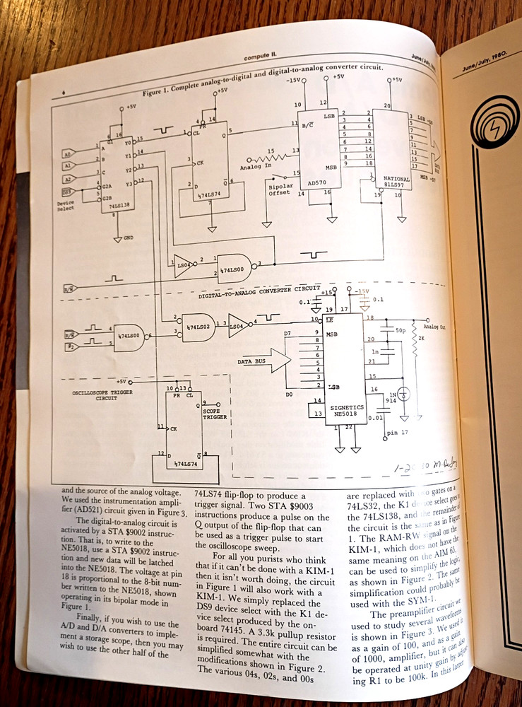 Compute II. Magazine 1980, Issues #1 and #2, 8 Bit Single Board Computers