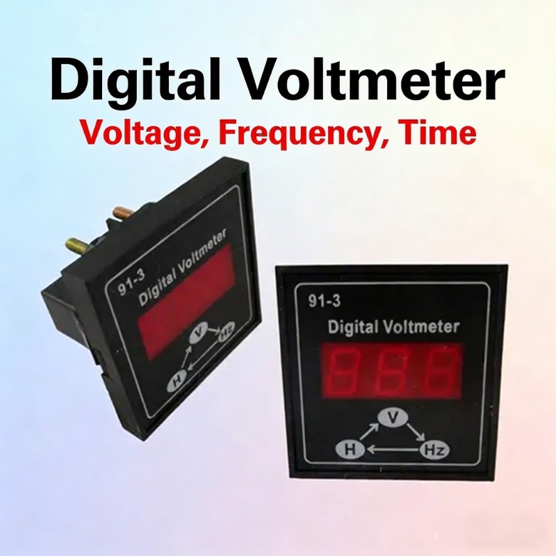 Single Phase 3 Phase Voltage Indicator Digital Voltmeter LED For Generator