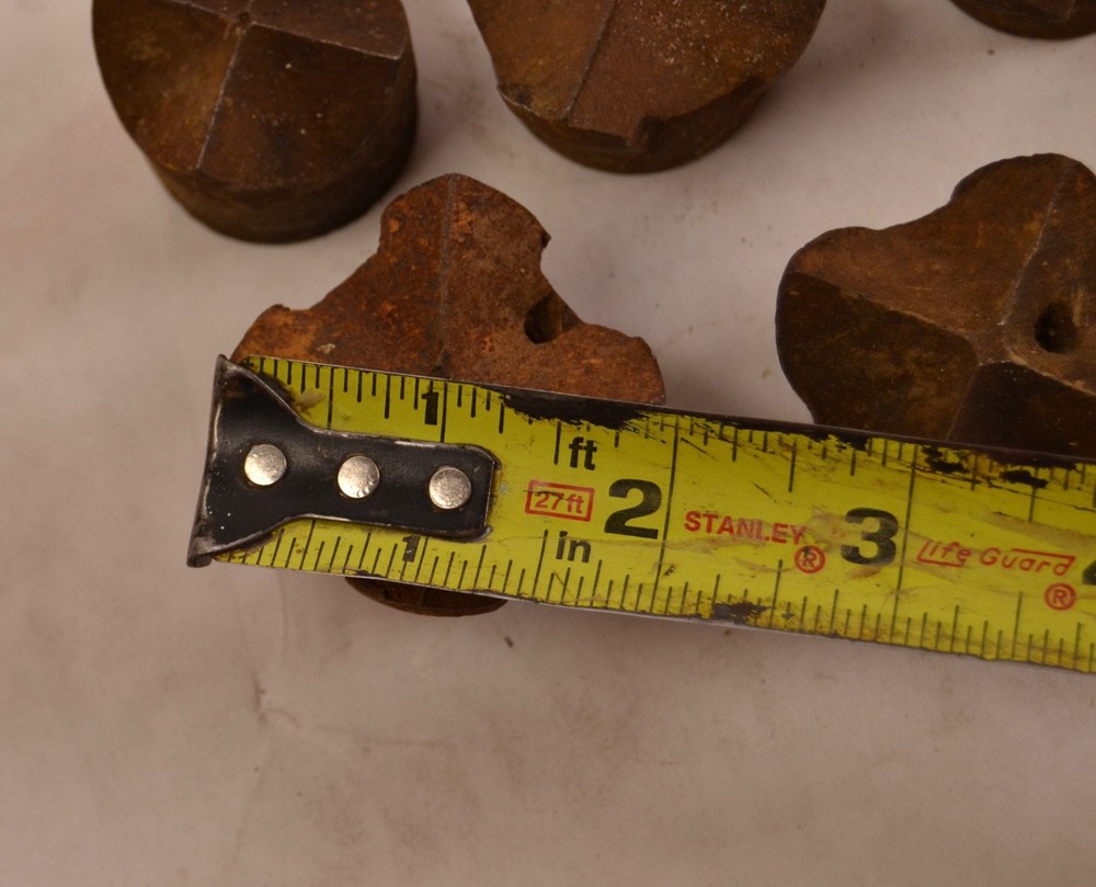 5 VINTAGE CARBIDE ROCK CROSS DRILL BITS
