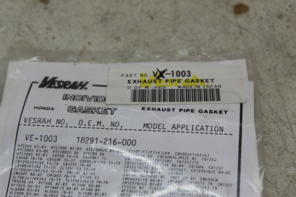 VESRAH EXHAUST PIPE GASKET VX-1003