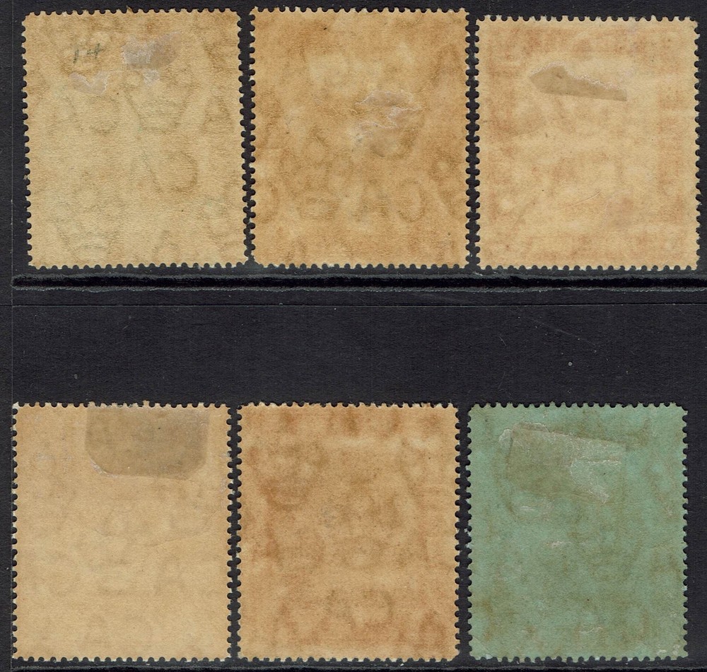 BRUNEI 1908 RIVER VIEW RANGE TO 50C WMK MULTI CROWN CA