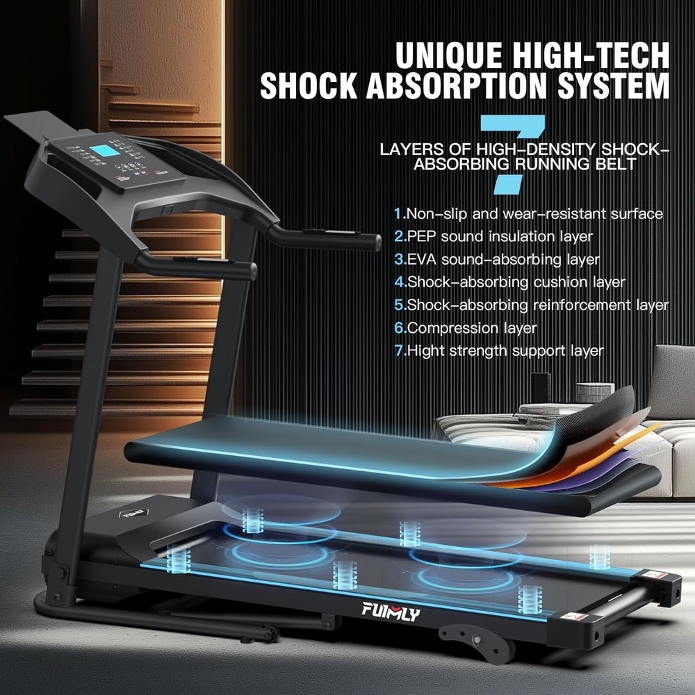Multifunctional Treadmill Powerful Yet Quiet Performance 3.5HP Treadmill 03