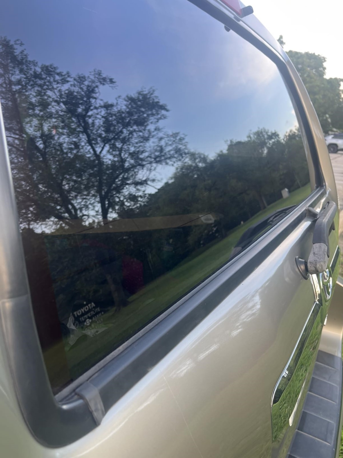 For Toyota 4Runner Hatch Rear Door Glass Outside Weatherstrip Liftgate Trim Seal