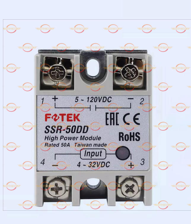 1PCS FOTEK SSR-50DD Solid State Module Solid-state Relay SSR-50 DD New