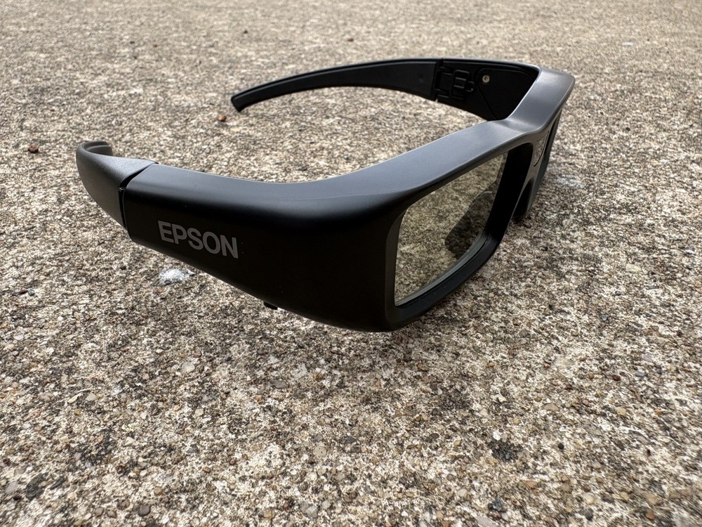 EPSON 3D Glasses Active Shutter IR ELPGS01 for Projectors Used