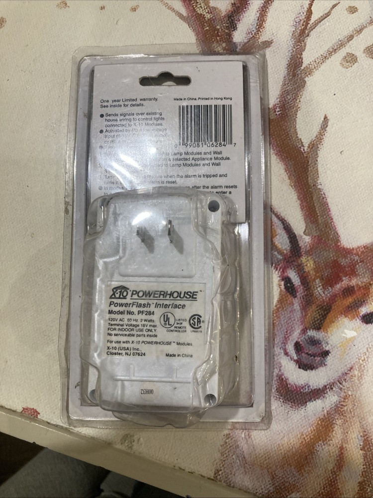 POWERFLASH INTERFACE PF284 by POWERHOUSE WHITE X-10 FLASH LIGHTS SECURITY