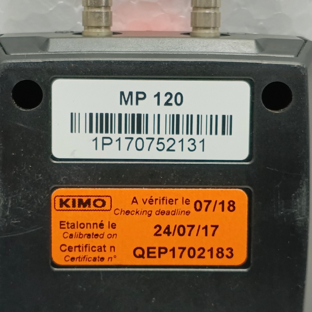 KIMO MP 120 Differential Pressure Meter Manometer – Used