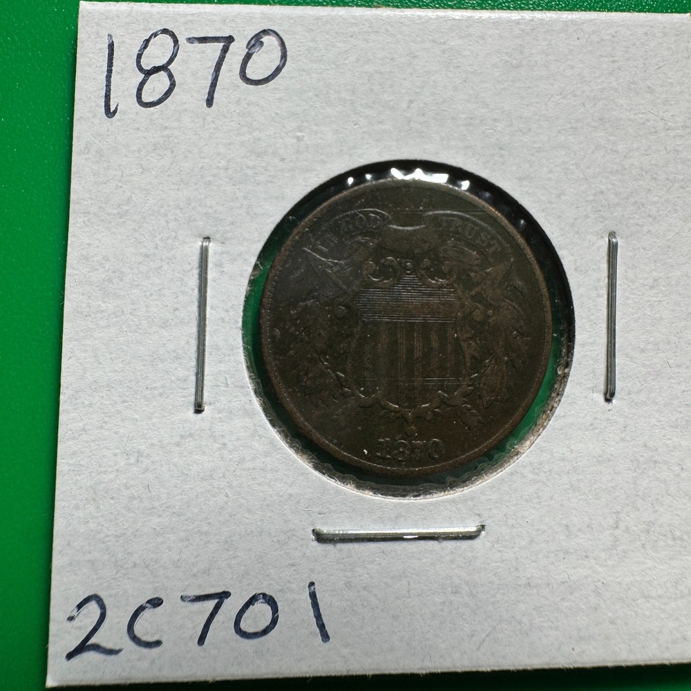 1870 2 Cent Piece 2C701