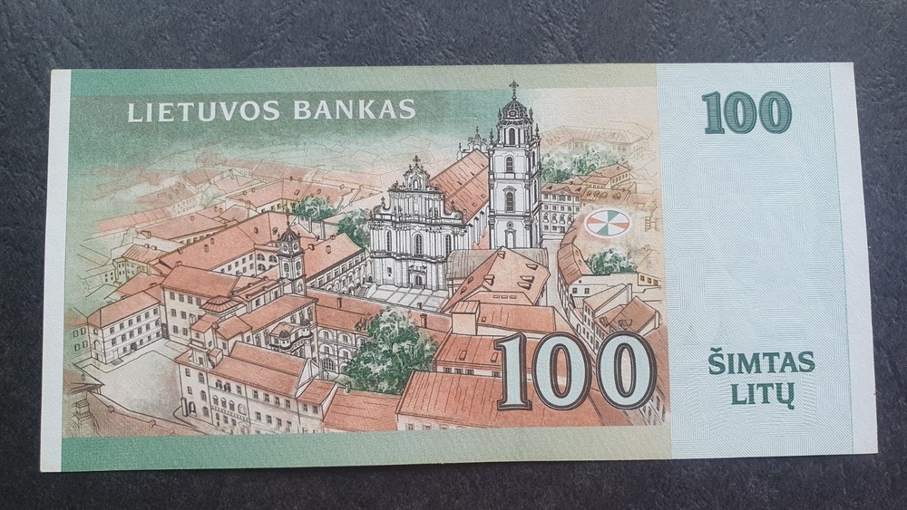 LITHUANIA 100 litu 2000, P-62, UNC