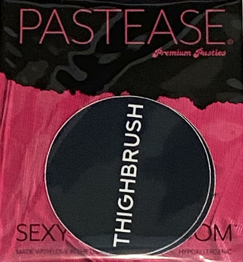 Pastease® Premium Pasties - THIGHBRUSH® - Circle in Black