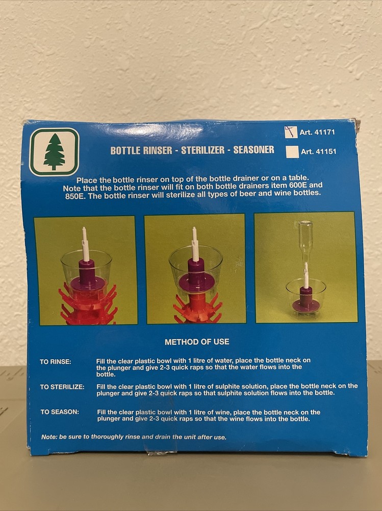 Beer Bottle Rinser/Sterilizer