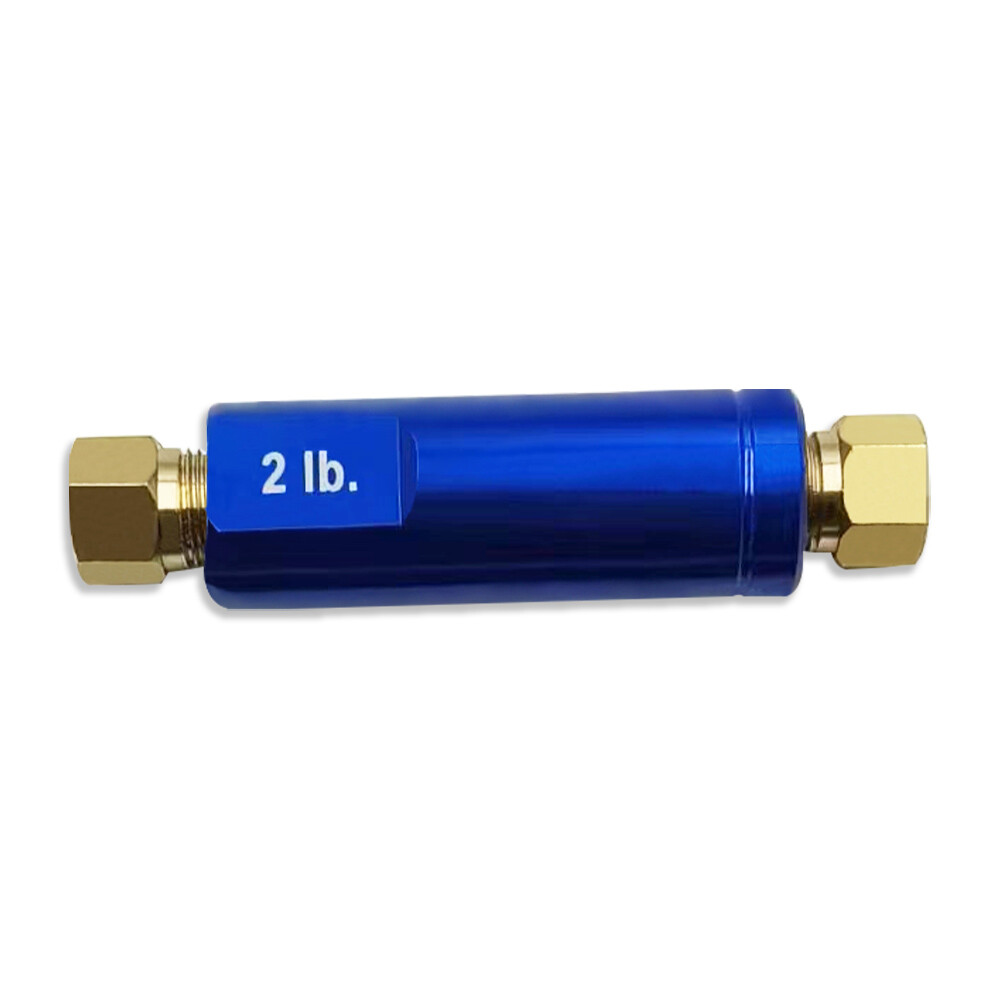 Street Rod GM Disc Brake Blue 2 lb Residual Pressure Valve Check Valve 2pcs