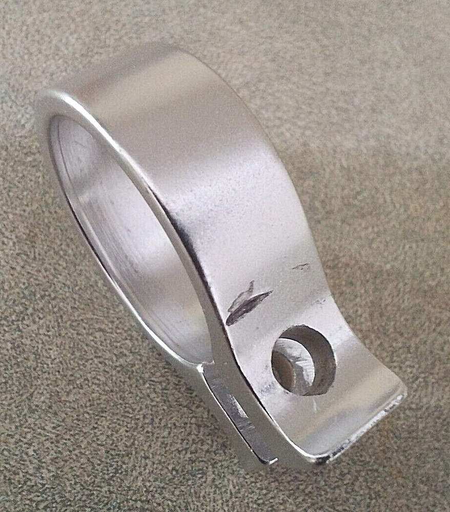 35mm ALLOY SEAT POST CLAMP silver
