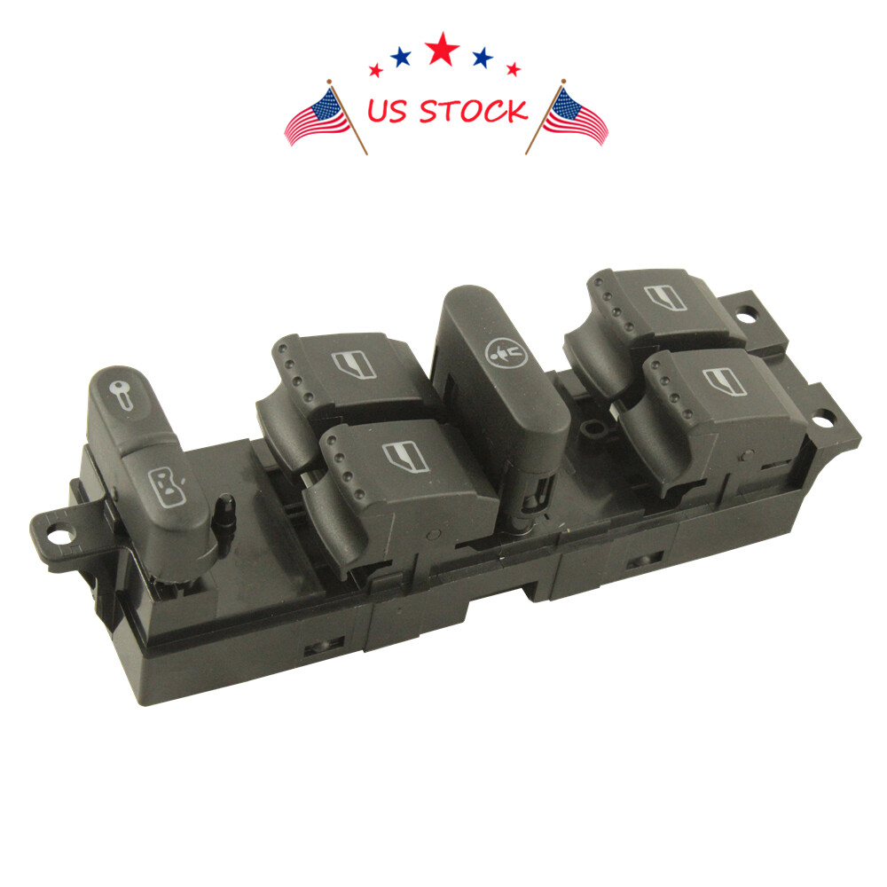 Front Left Master Power Window Control Switch For Volkswagen Passat Jetta Golf