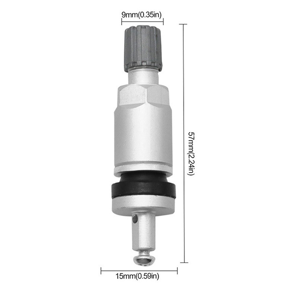 2pcs Aluminum Valves for TPMS Sensor Suitable for High/Low Temperatures