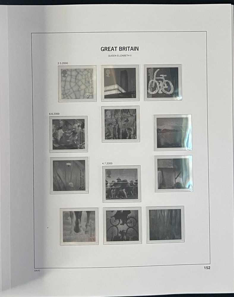 Great Britain Davo Lux Hingeless Album 2000-2002 ZAYIX