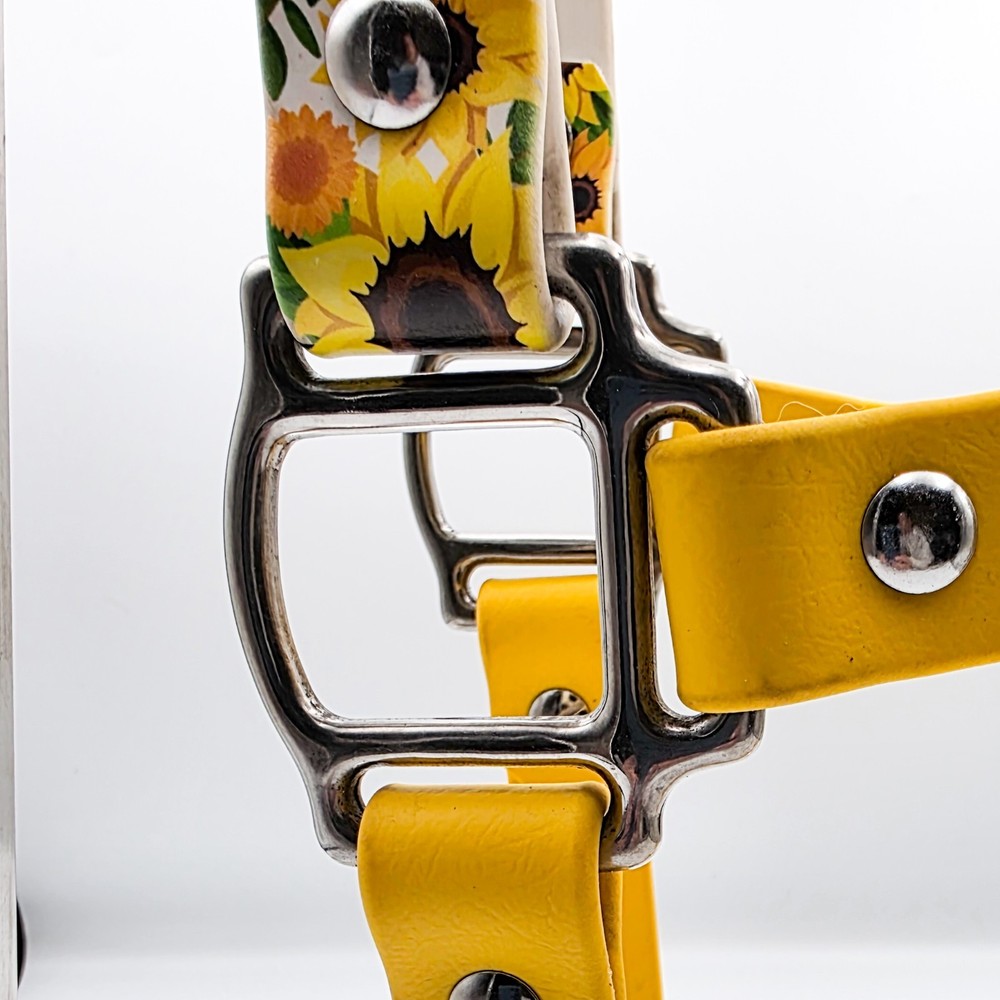 Biothane Horse Halter - Sunflowers