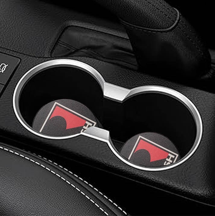 Car Coaster - ROUSH R Logo Cup Holder Insert * Mustang Stage 1 2 3 * Ships FREE!