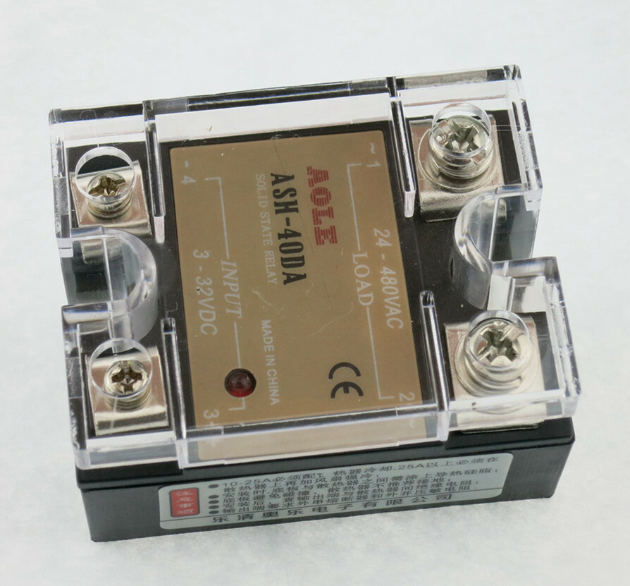 Single-phase AC solid state relay ASH-40DA 40A DC-AC