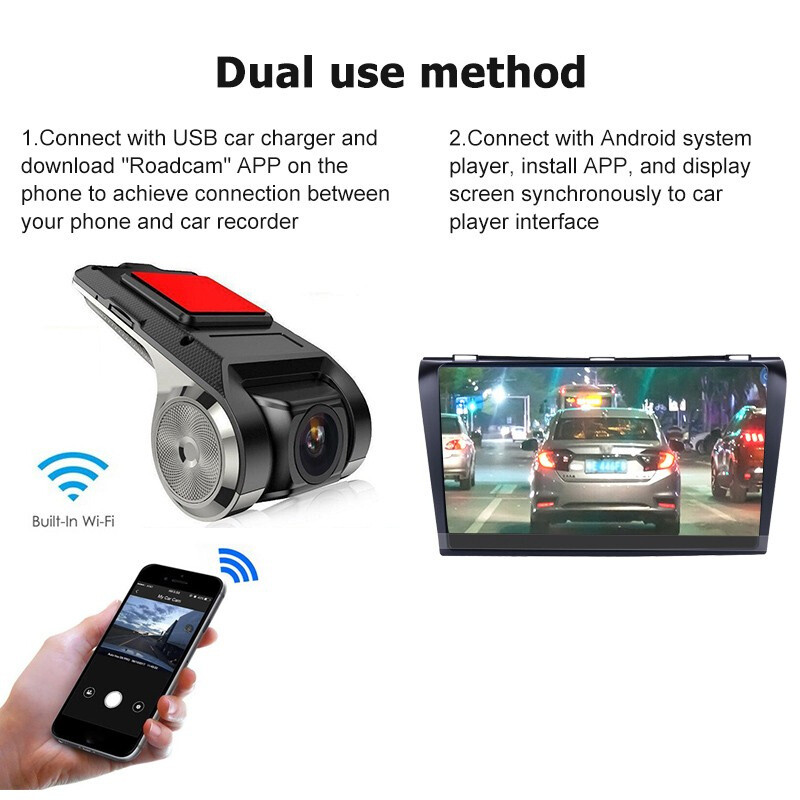 1080P Car DVR Camera ADAS Video Recorder Dash Cam